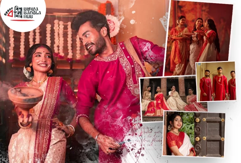 বাঙ্গালিয়ানা: দূর্গাপূজো ও বাঙালীর শাড়ী-ধুতি-পাঞ্জাবীর ইতিকথা